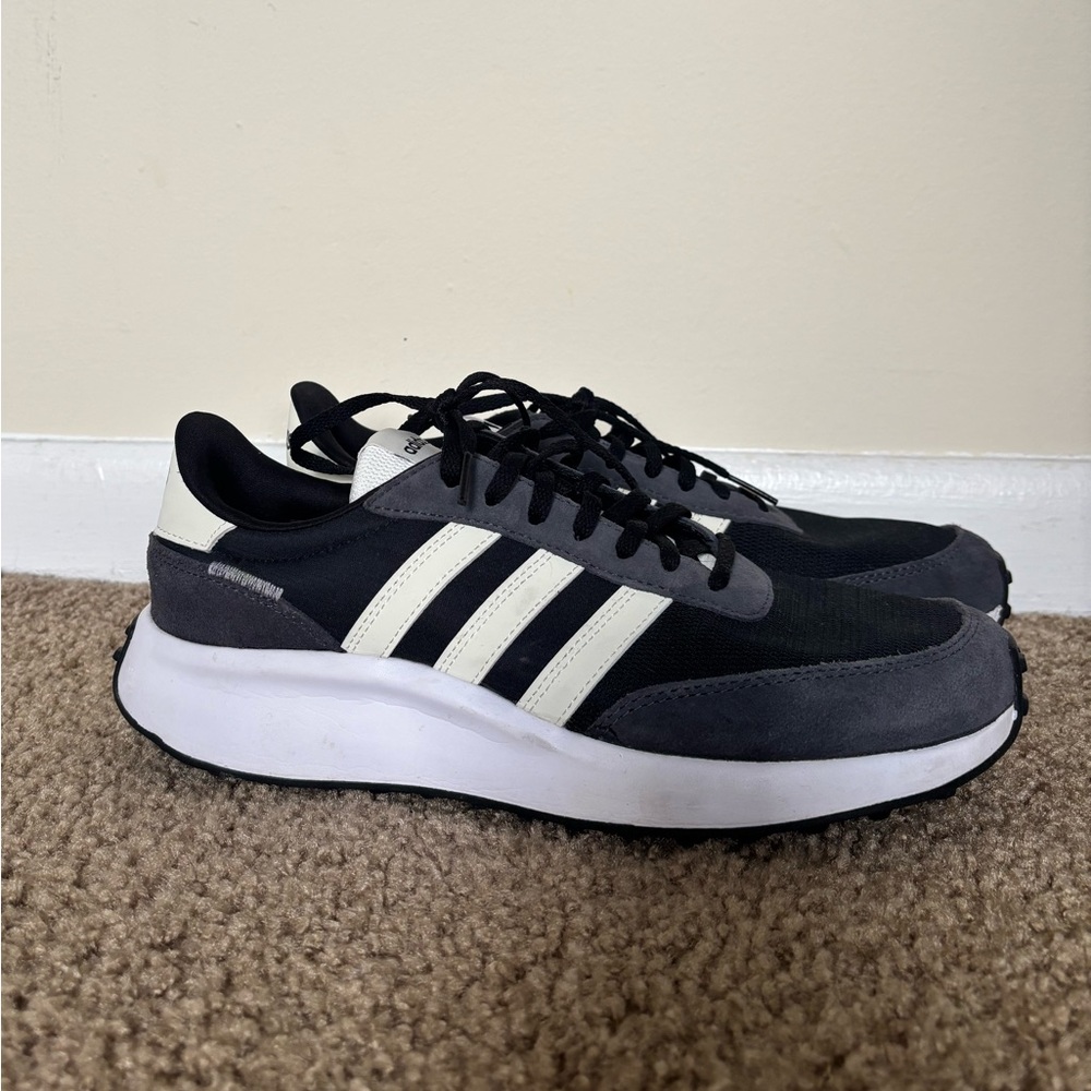 Adidas Women’s Black, White, and Gray Sneakers